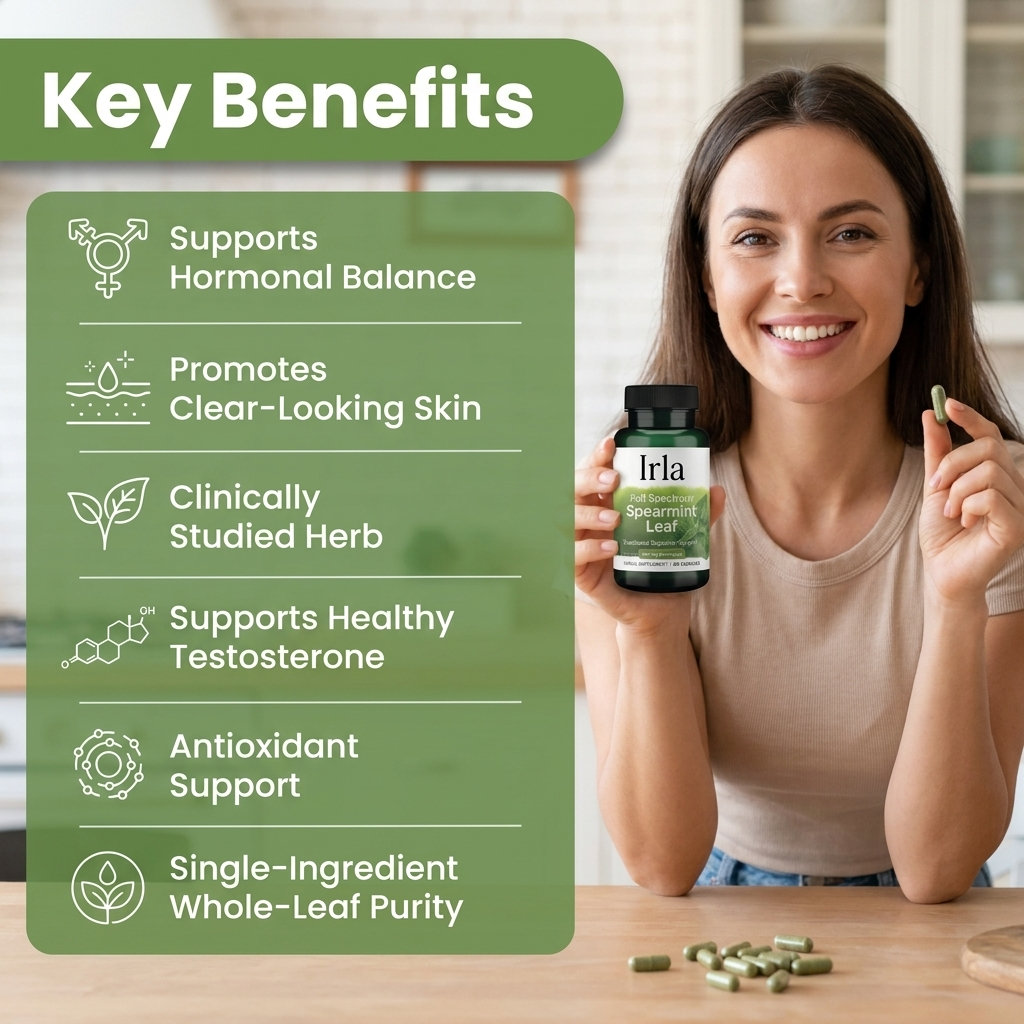 Irla Spearmint Leaf — Hormonal Balance Support