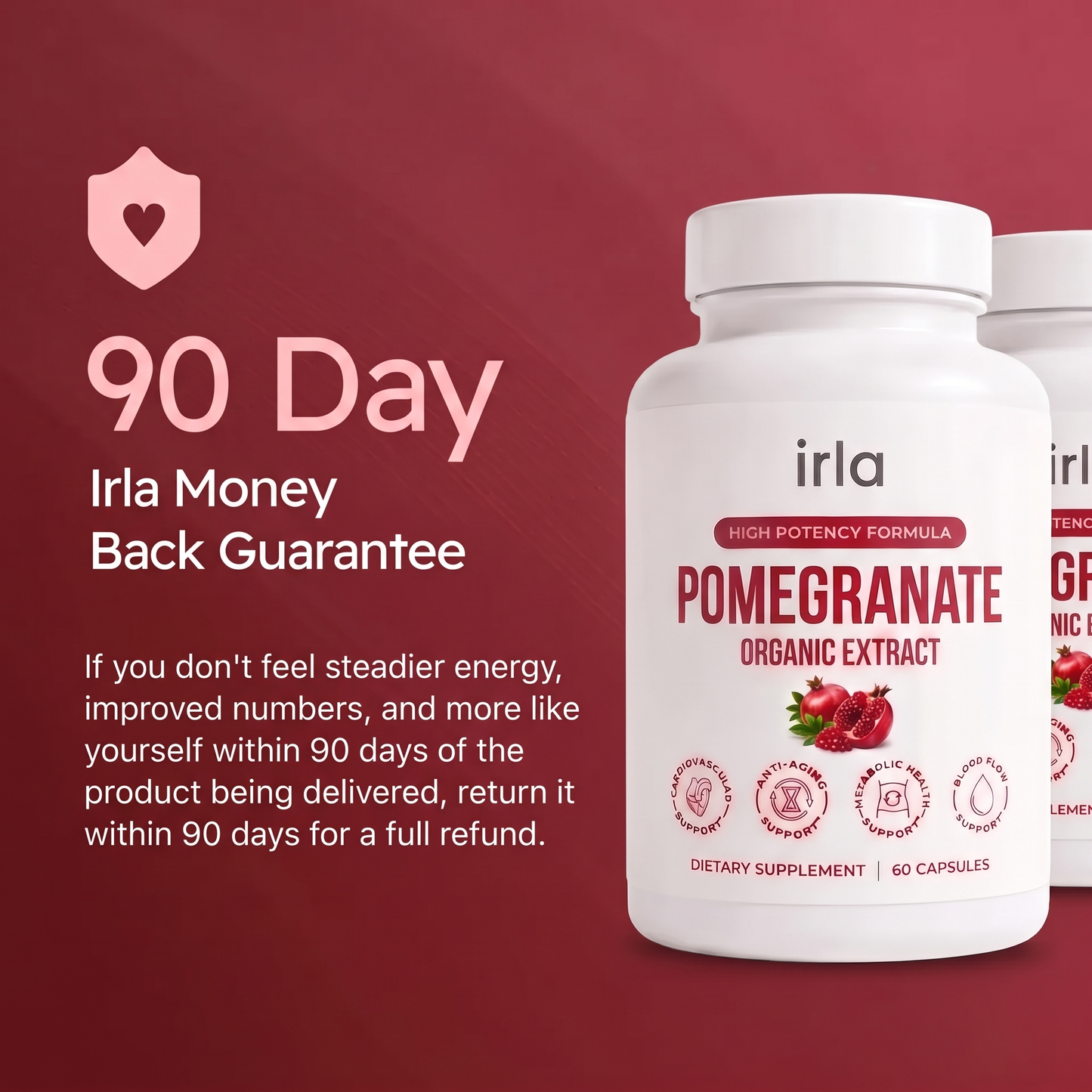 Organic Pomegranate Extract Capsules
